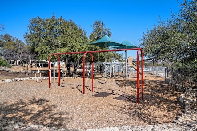 view of communal playground