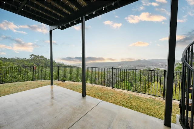 view of patio