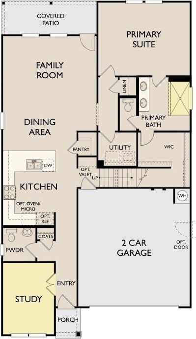727 Palo Brea Loop, Hutto, TX 78634 - home floor plan