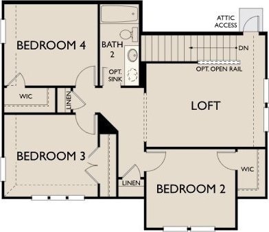 727 Palo Brea Loop, Hutto, TX 78634 - floor plan / room layout