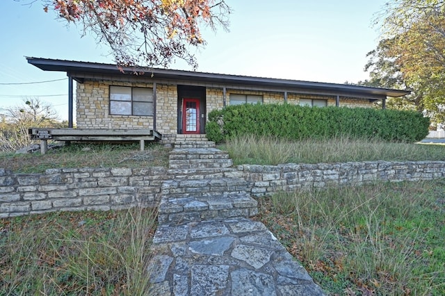 view of ranch-style home