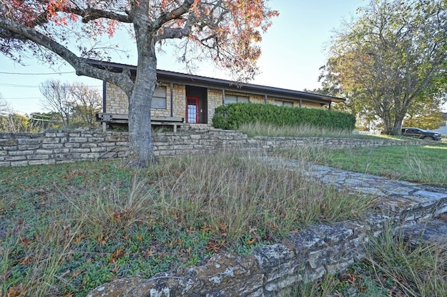 view of ranch-style house