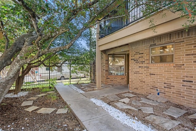 view of patio / terrace featuring a balcony