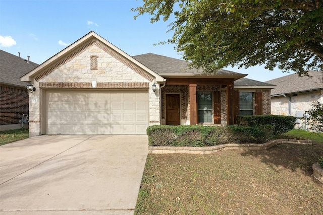 ranch-style house with a garage