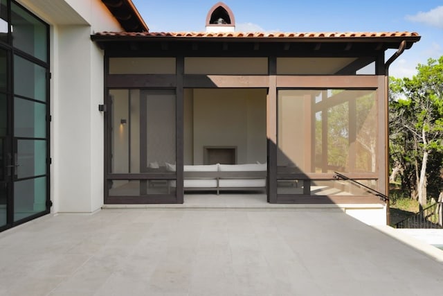 exterior space featuring a patio