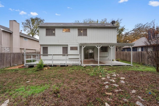 back of house featuring a patio