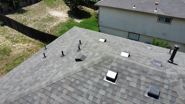 173 Ruby Lake Dr, Kyle, TX 78640 - exterior view of roof with shingles
