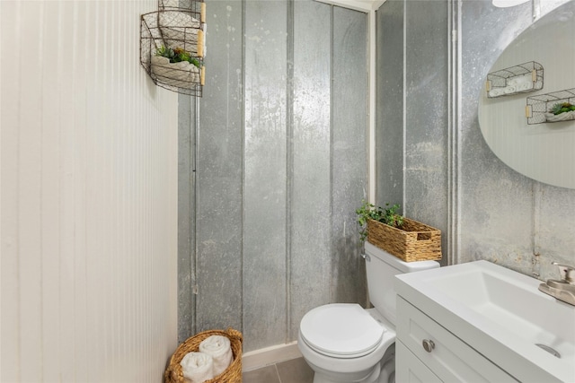 120 Laguna, Smithville, TX 78957 - bathroom featuring vanity and tile patterned flooring