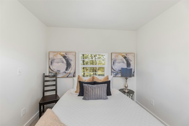 bedroom featuring carpet