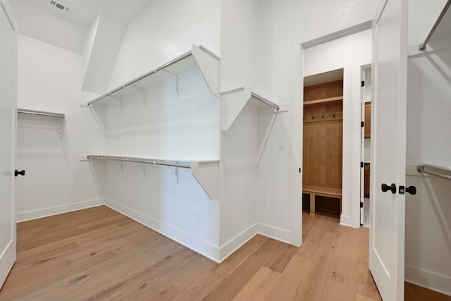 790 Old Stone Rd, Austin, TX 78737 - walk in closet with light wood-type flooring
