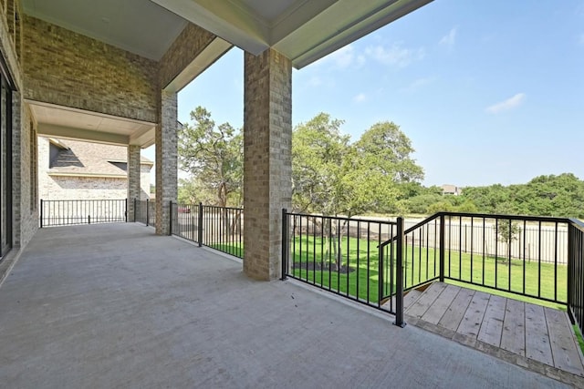 790 Old Stone Rd, Austin, TX 78737 - view of patio featuring a balcony