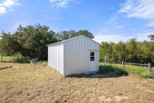 view of outbuilding