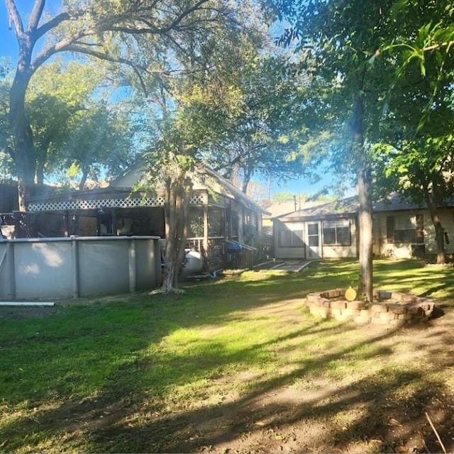 view of yard