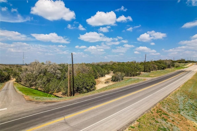 view of road