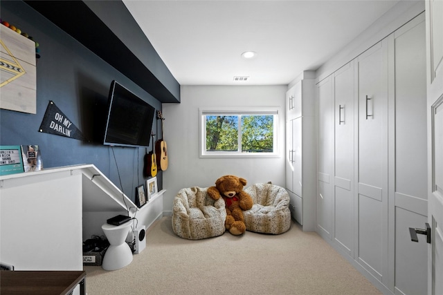 playroom featuring carpet floors