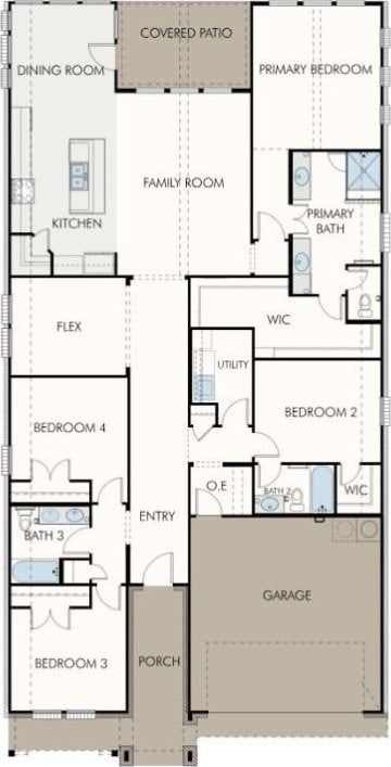 325 Crescent Heights Dr, Georgetown, TX 78628 - floor plan