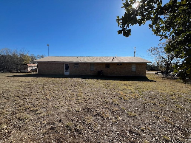 view of rear view of property