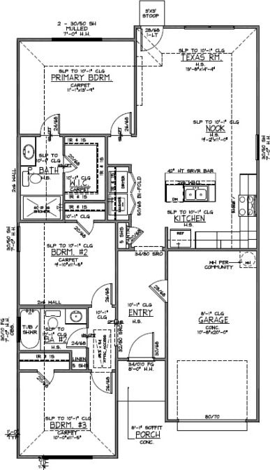 223 Spirit St, Elgin, TX 78621 - home floor plan