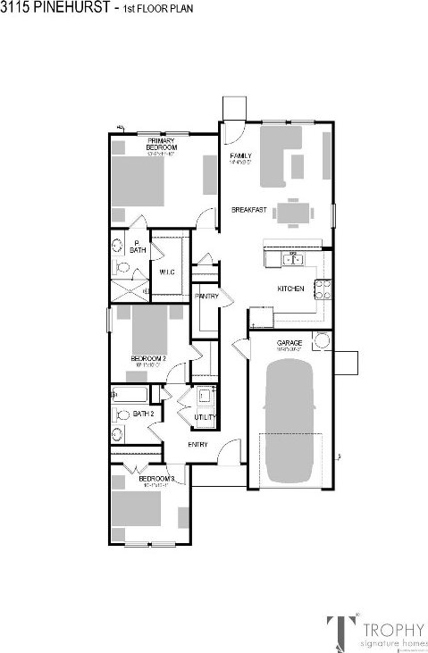 223 Spirit St, Elgin, TX 78621 - view of home floor plan