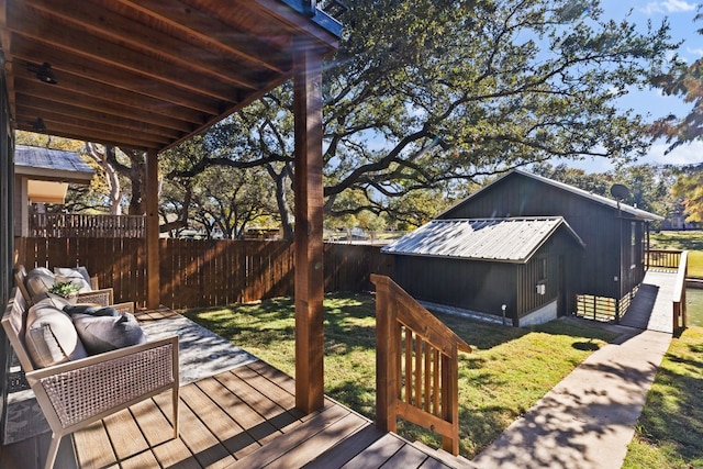 306 Bluebird Cir, Marble Falls, TX 78654 - view of deck