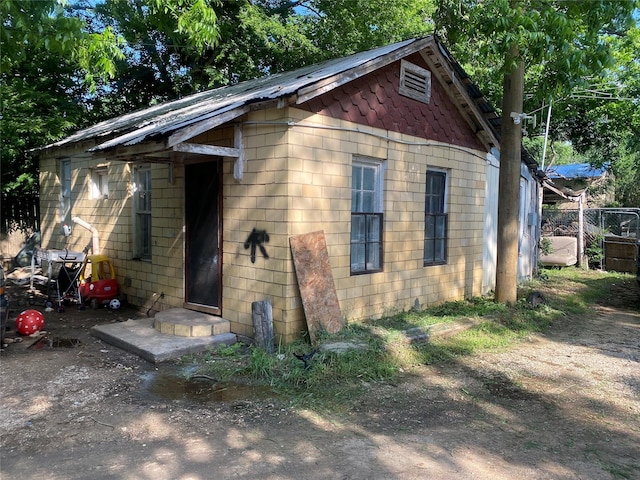 view of bungalow-style home