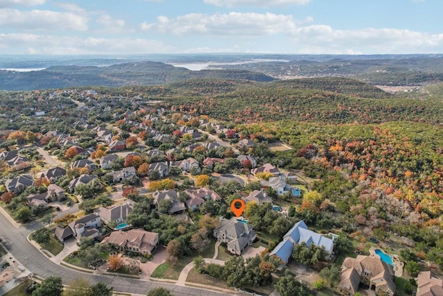 birds eye view of property featuring a residential view