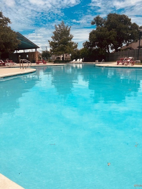 view of pool