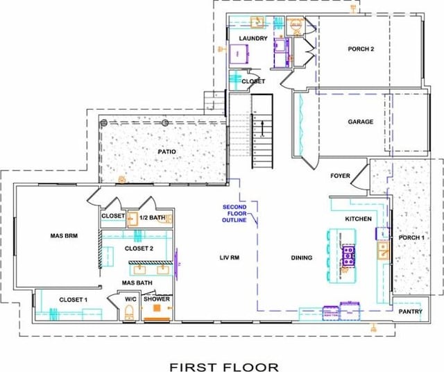 2004 Pequeno St, Austin, TX 78757 - view of property floor plan