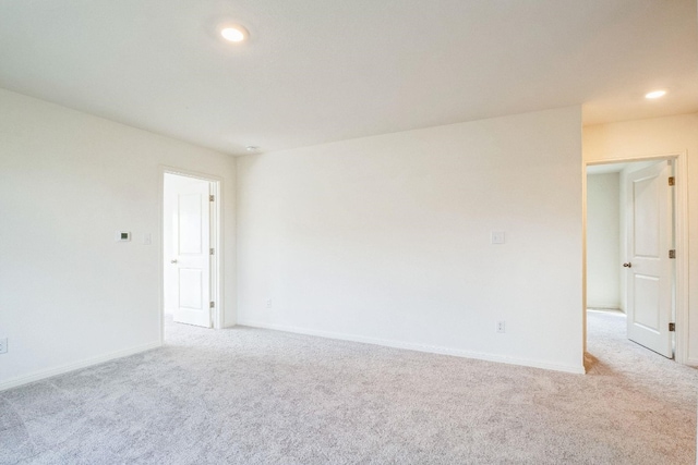 empty room with light carpet