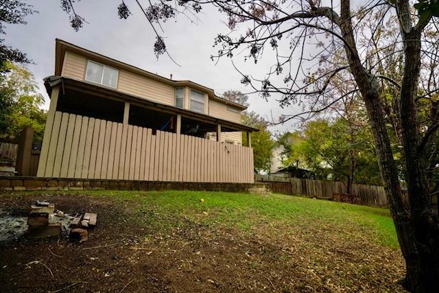 view of back of property