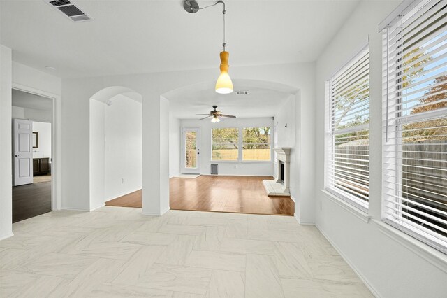 corridor featuring light hardwood / wood-style floors