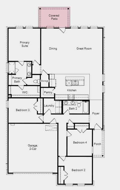 1804 Lorant Ln, Pflugerville, TX 78660 - view of home floor plan