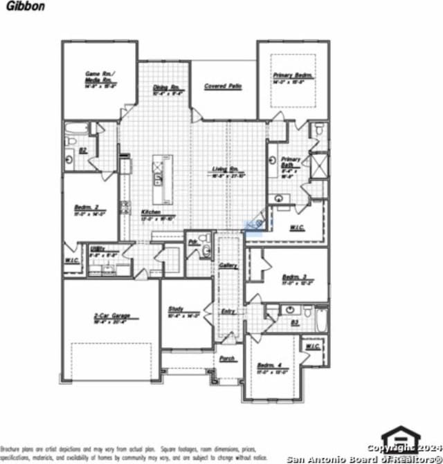 209 Filmore Fls, Cibolo, TX 78108 - floor plan / room layout