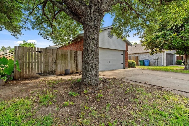 view of side of property