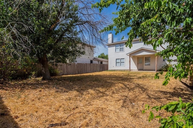 view of rear view of property