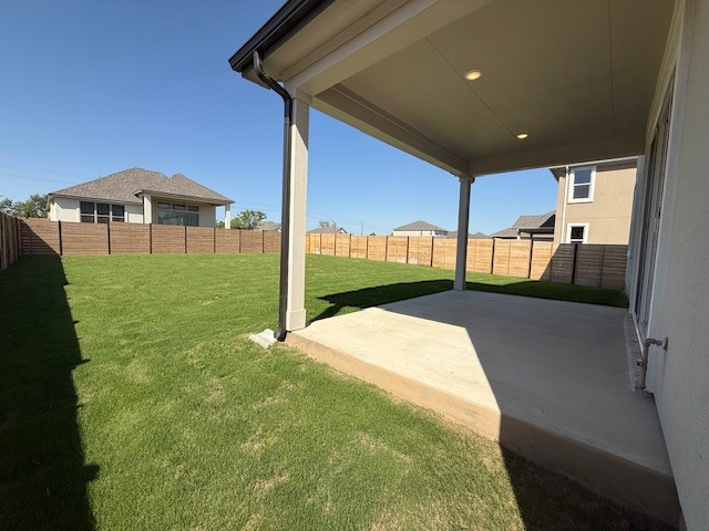 132 Alistair Dr, Georgetown, TX 78633 - view of yard featuring a patio