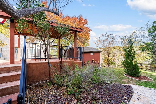 504 River Down Rd, Georgetown, TX 78628 - view of yard featuring a gazebo