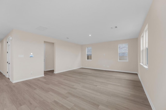 529 Raleigh Dr, Georgetown, TX 78633 - unfurnished room with light wood-style floors and baseboards