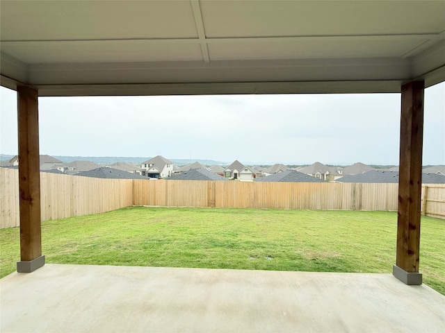 247 Fawn Ridge Dr, Copperas Cove, TX 76522 - view of yard with a patio and a residential view