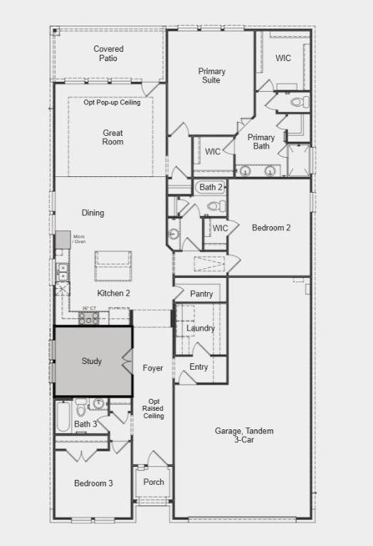 113 Golden Sage Ave, Georgetown, TX 78633 - view of room layout