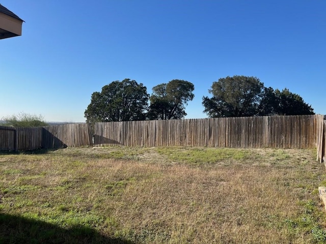 view of yard