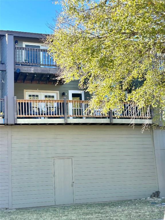 rear view of house with a balcony