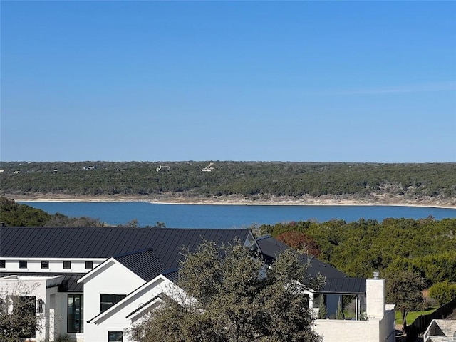 view of water feature