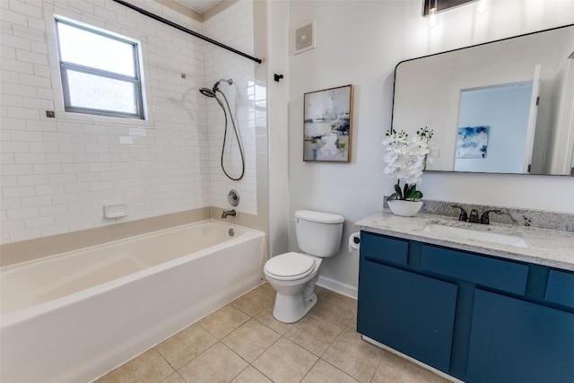1201 Grove Blvd Unit 1102, Austin, TX 78741 - full bathroom with vanity,  shower combination, and tile patterned floors