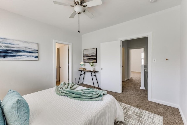 1201 Grove Blvd Unit 1102, Austin, TX 78741 - bedroom with carpet flooring and ceiling fan