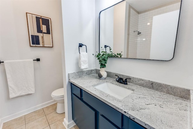 1201 Grove Blvd Unit 1102, Austin, TX 78741 - full bathroom featuring vanity, tile patterned floors, and a shower