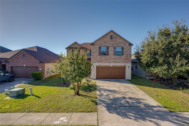 view of front of house featuring a front yard