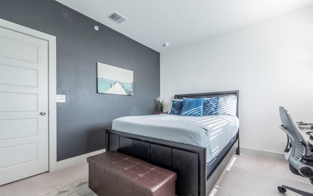 bedroom featuring carpet floors