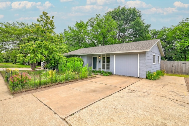 view of front of home