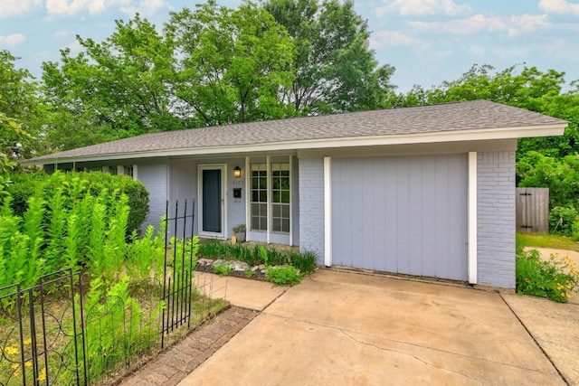 view of ranch-style house